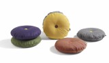 Dot Cushion Round Steelcut Trio